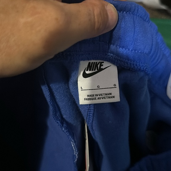 "Unlock style and comfort with this for-sale large royal blue joggers (NWT) - Picture 5 of 6